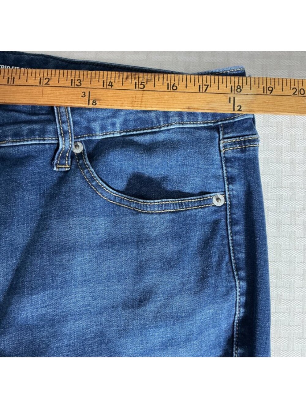Torrid Womens Size 16R Blue Trio Fit Slim Bootcut Jeans Limitless Stretch Denim - Picture 6 of 9